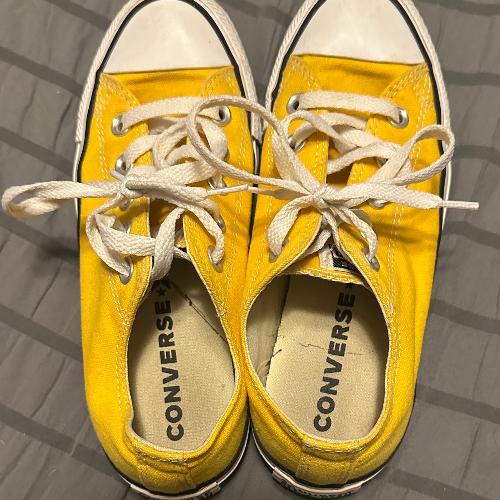 Converse Kids Bright Yellow Sneakers